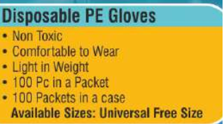 pe gloves spes